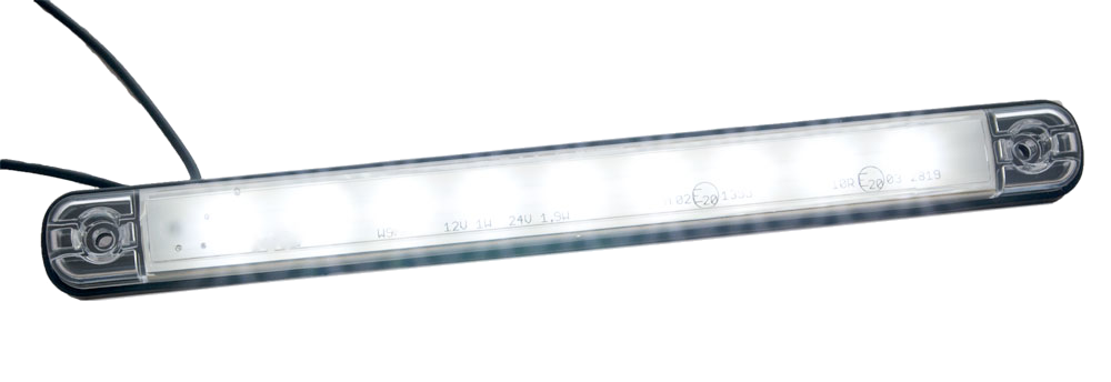 Begrenzungsleuchte 242 mm x 25 mm 9 LED's 12 V / 24 V