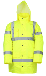Warnschutz-Regenparka neongelb S-3XL