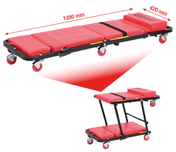Rollbrett - Rollsitz 1200 x 420 mm