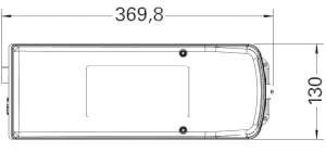 Rückleuchte 370 mm x 130 mm VOLVO rechts
