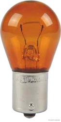 Kugellampe 12V 21W - BA15s "GELB"