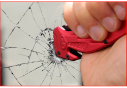 Werkstattmesser mit Arretierung und Gurtschneider