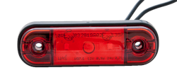 Schlussleuchte mit 3 LED's rot 88 mm x 27 mm