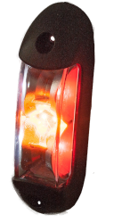 Umrissleuchte LED 12 V / 24 V klarglas Länge 110 mm