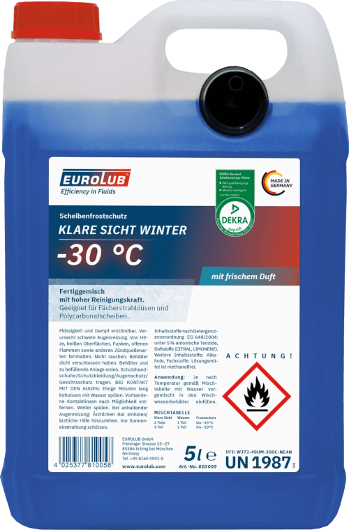 Scheibenfrostschutz 5 Liter Fertigmischung -30°C