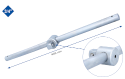 Gleitgriff 3/4" 456 mm