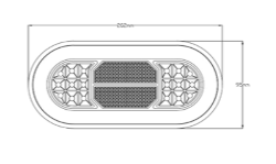 Rückleuchte LED 202 x 95 mm rechts / links