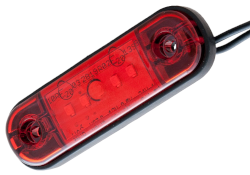 Schlussleuchte mit 5 LED's rot 88 mm x 27 mm