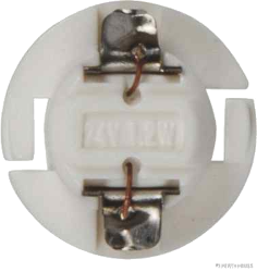 Anzeigelampe 24V 1,2W weiß/matt EBS R10