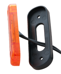 Seitenmarkierungsleuchte mit 5 LED's gelb 88x27 mm