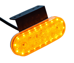 Seitenmarkierungslampe LED 114 mm x 38 mm Winkelhalter