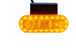 Seitenmarkierungslampe LED 114 mm x 38 mm Winkelhalter