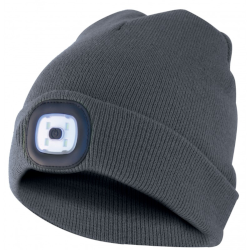 Mütze mit LED wiederaufladbar Farbe anthrazit