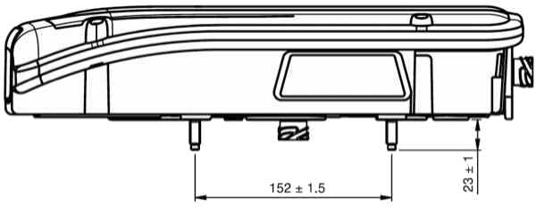 Rückleuchte 400 x 160 mm Sprinter, Crafter L