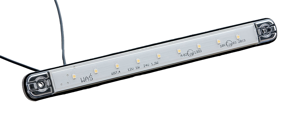 Begrenzungsleuchte 242 mm x 25 mm 9 LED's 12 V / 24 V