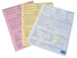 Frachtbrief/Begleitpapier 3-fach A4