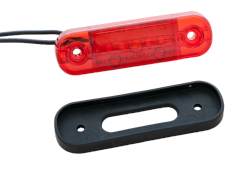 Schlussleuchte mit 5 LED's rot 88 mm x 27 mm