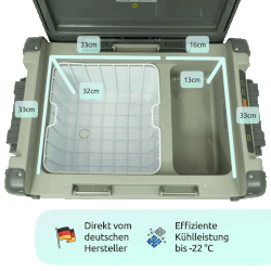 Kühlbox Prime Tech 12/24/230V Kompressor