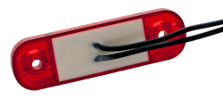 Schlussleuchte mit 5 LED's rot 88 mm x 27 mm
