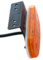 Seitenmarkierungslampe LED 114 mm x 38 mm Winkelhalter