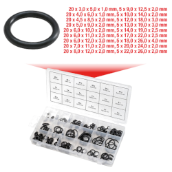 Sortiment O-Ringe innen Ø 3 - 22 mm