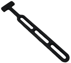 Gummistroppe L=280 mm verstellbar schwarz