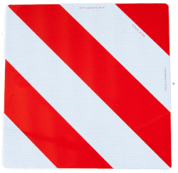 Parkwarntafel 423 mm x 423 mm starr, Stahlblech