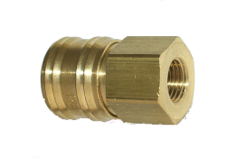 Schlauchkupplung Messing IG 1/4"