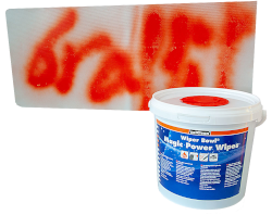 Graffiti-Reinigungstücher 72 Tücher im Eimer