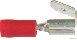 Flachsteckhülse ROT 2x Anschluss