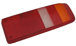 Lichtscheibe 370 mm x 130 mm Krone rechts