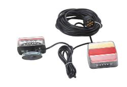 Rückleuchten-Set Magnet mit 7 pol. Stecker