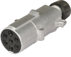 Stecker 24V 7 polig LM Hülse-Steckans.