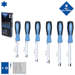 Schraubendreher-Satz 6-teilig TORX