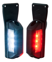 Umrissleuchte LED 12 V / 24 V rot / weiß Pendelhalter
