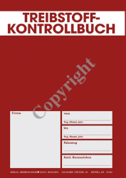 Treibstoffkontrollbuch DIN A5 hoch