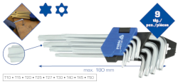 Winkelstiftschlüssel-Satz 9-teilig Torx®-Profil