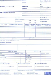 Frachtbrief/Begleitpapier 4-fach A4