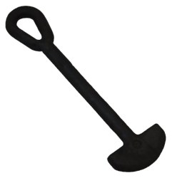 Gummistroppe L = 180 mm schwarz