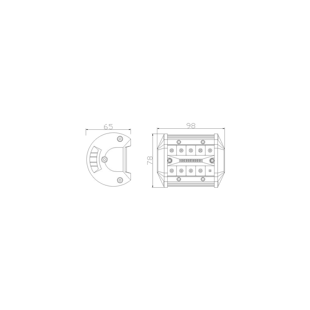 Arbeitsscheinwerfer LED "Light Bar" Länge 98 mm