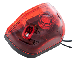 Kennzeichenleuchte LED ROT 102 mm x 59 mm 12 / 24 V