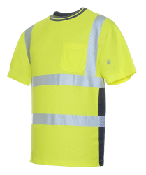 Warnschutz T-Shirt LeikaTex leuchtgelb S-4XL