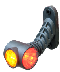 Umrissleuchte LED 12 V/24 V rechts 125 mm mittel